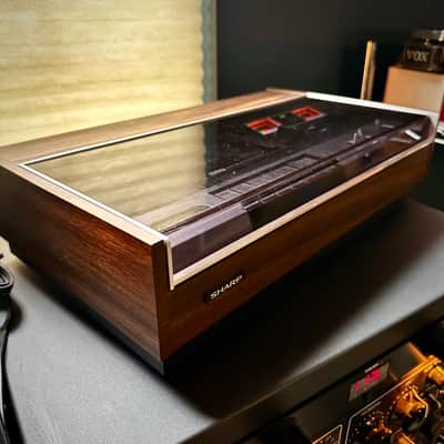Sharp RT-480U Top Loading Cassette/Recorder 1974 - Wood image 1