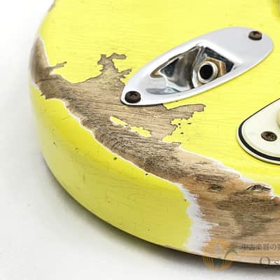 Fender 1961 Stratocaster Heavy Relic Graffiti Yellow 2022 image 9