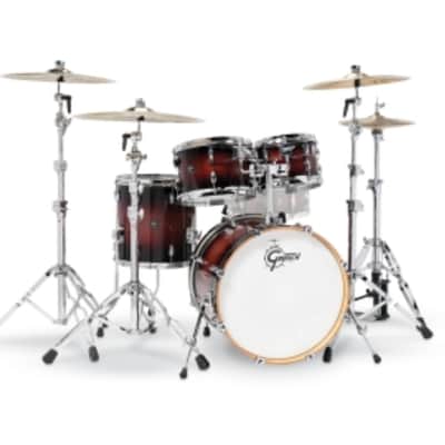 Gretsch Renown 4-Piece Drum Set (20/10/12/14) Cherry Burst image 2