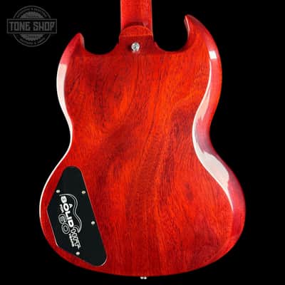 Used 2020 Gibson Custom Shop 60th Anniversary 1961 Les Paul SG Standard Sideways Vibrola Cherry w/case TSU25245 image 7