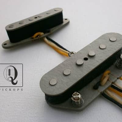 Telecaster Coil Tap A2 A5 HOT Pickups SET Custom Hand Wound Fits Fender by Q pickups image 1