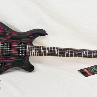 PRS SE Swamp Ash CE 24 Sandblasted Limited Edition - Red (s/n: 4143) image 4