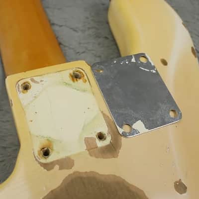 Fender Jazz Bass 1964 Olympic White w/ Original Case image 9