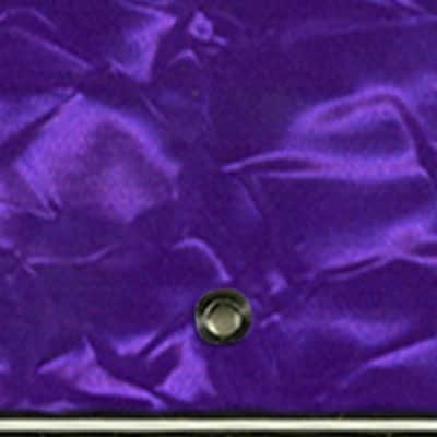 Custom Pickguard For 2000 - Present Made in America Fender Stratocaster Oversized Template with Burns Tri-Sonic Pickups - Light Purple Pearl/Black/White/Black .090" image 2
