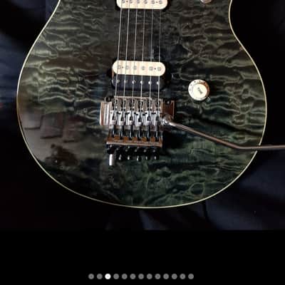 Rare Ernie Ball Music Man (EBMM) Van Halen EVH VanHalen Signature 1994 Black Quilt image 13