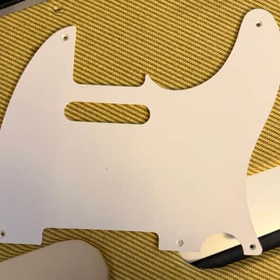 2000's Fender Custom Shop Telecaster Masterbuilt Pickguard Single Ply 1955 Chris Fleming Esquire Relic 1950's 1956 1957 1958 1959 Pickguard Better Than Callaham Allparts Suhr Anderson James Tyler MJT Nash