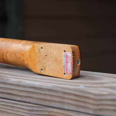 Insane 1963 Stratocaster Fender Neck Figured Maple Birdseye, Flame, Quilted image 10