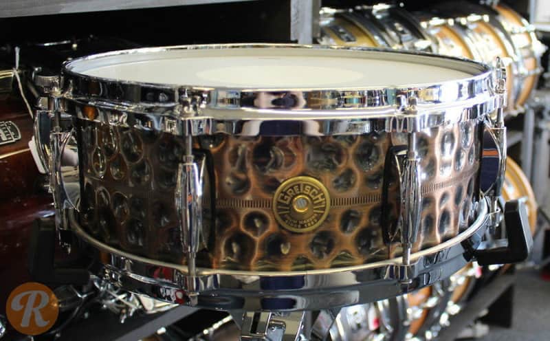 Gretsch G4160HC USA Hammered Antique Copper 5x14" 8-Lug Snare Drum image 1