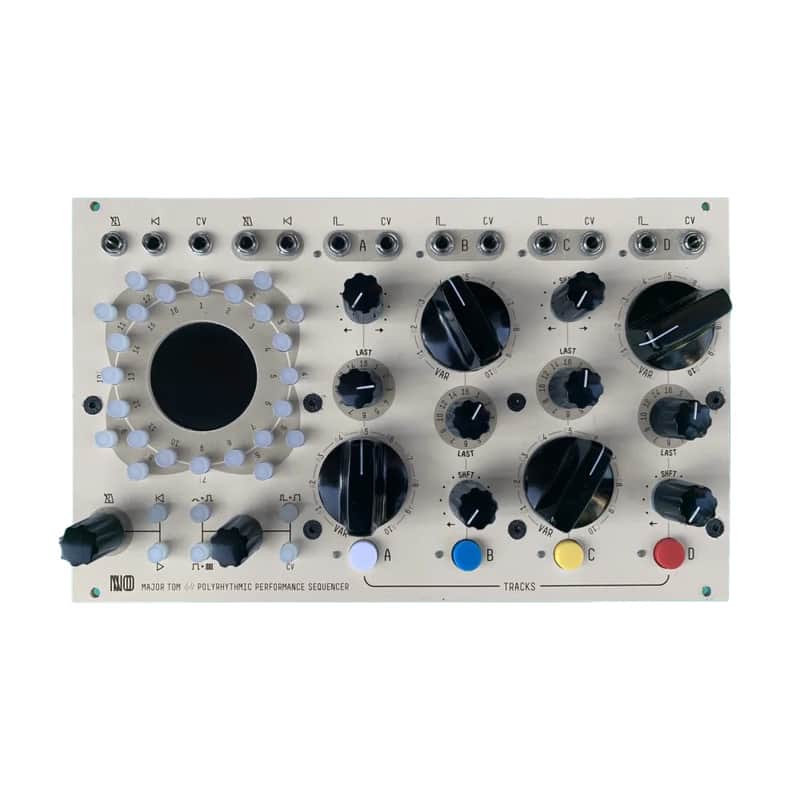 Nono Modular Major Tom Eurorack Polyrhythmic Performance Sequencer Module (Cream) image 1