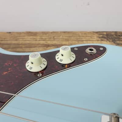 2023 Fender Gold Foil Jazz Bass - Sonic Blue With OHSC image 11