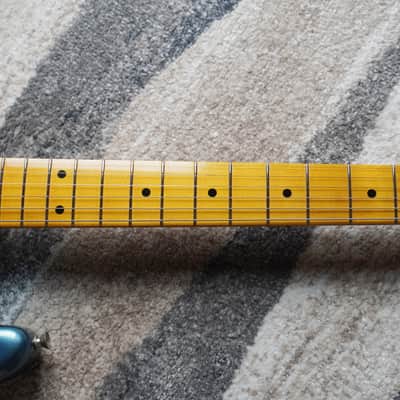 2007-2008 Fender Japan ST57-LH '57 Stratocaster Left-Handed OLB Old Lake Placid Blue MIJ image 6