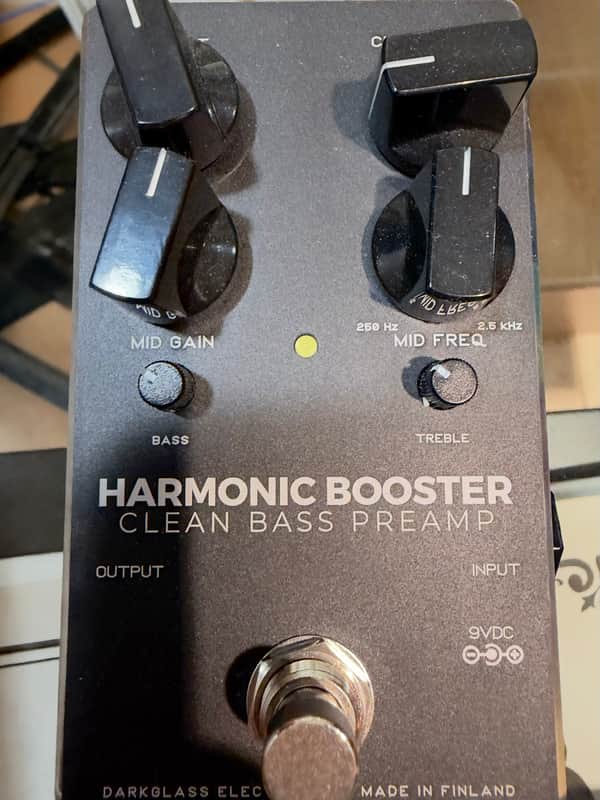 Darkglass Electronics Harmonic Booster Clean Bass Preamp 2019 - Present - Black