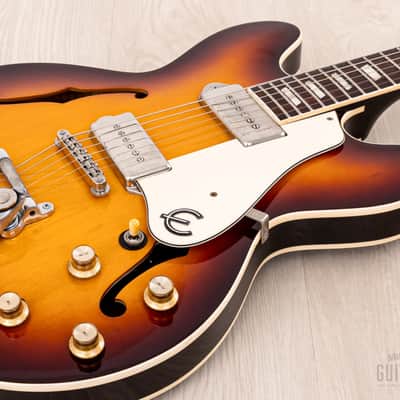 1995 Epiphone Casino-JL John Lennon Edition Pre-Elitist w/ Bigsby & Hangtag, Japan Terada image 7