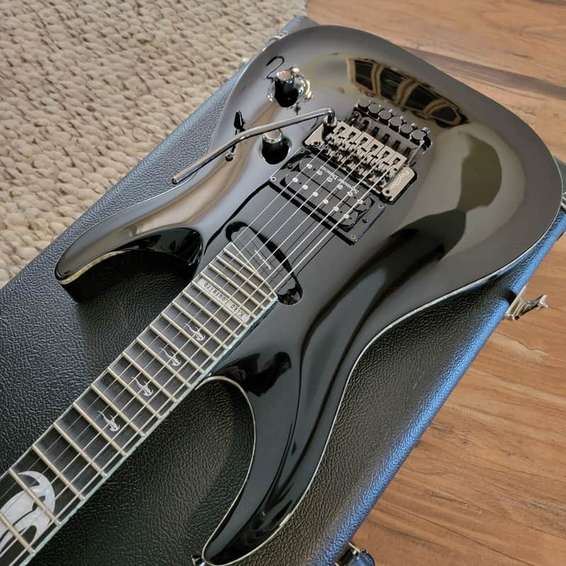 ESP Kiko Loureiro Signature Electric Guitar 2009 MIJ Black Excellent Condition W/Case image 1