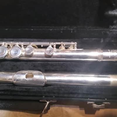Emerson Alpha Model Concert Flute, USA, with Case, Very Good Condition image 5