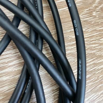 Canare SC10SM Audio Cable Canare Star-Quad 1/4 TS Mono Male to 3.5mm TS Mono Male Black - 10 Foot image 2