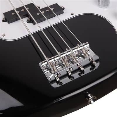 Glarry GP Electric Bass Guitar Set Black image 5
