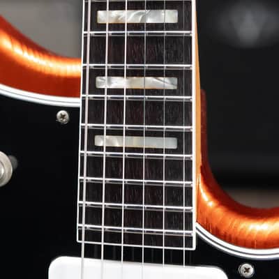 Novo Serus P2 Electric Guitar - Candy Apple Orange with Gig Bag image 11