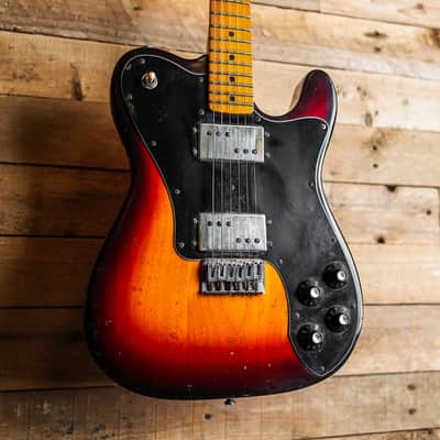 1973 Fender Telecaster Deluxe In 3 Tone Sunburst image 2