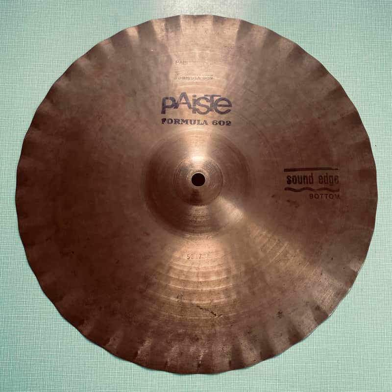 Paiste Formula 602 Sound Edge ( bottom) 1975 - B20 image 1
