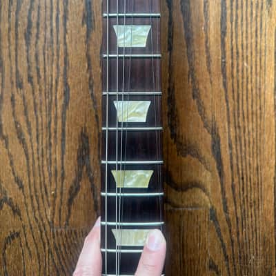 2012 Gibson Les Paul Studio ‘50s Tribute with Humbuckers - Satin Gold Top Dark Back w/ OHSC image 7