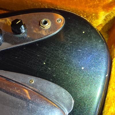 Fender 1964 Jazz Relic 2014 - Dark metallic Green image 2
