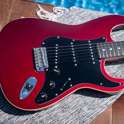 Fender AST Aerodyne Stratocaster - Old Candy Apple Red w Matching HS - Made in Japan - Pro Set-Up w Perfect Frets/Action/Intonation! image 15