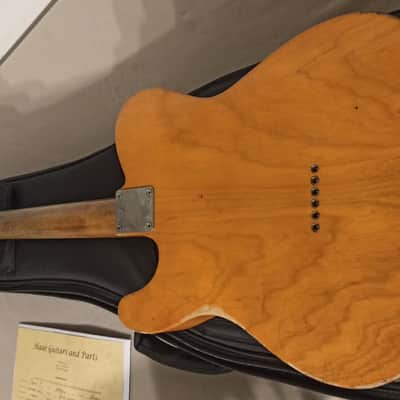 Telecaster Haar Guitar Trad T Thinline  orange antique aged imagen 8