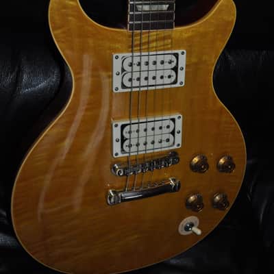 Custom Jam City Guitar by Jim Weyandt Double Cutaway - Flametop image 22