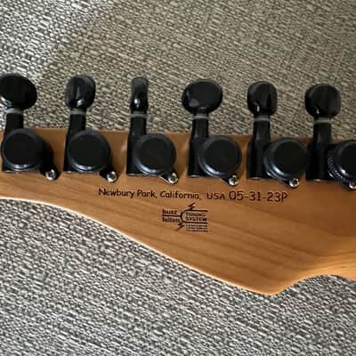 Tom Anderson Angel Player Satin Organic Grain Voodoo Blue blue with Black. 2023 image 6