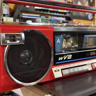 Sanyo MR-WV2(R) Rare Vintage Cassette Boombox Getto blaster Serviced Warranty image 12