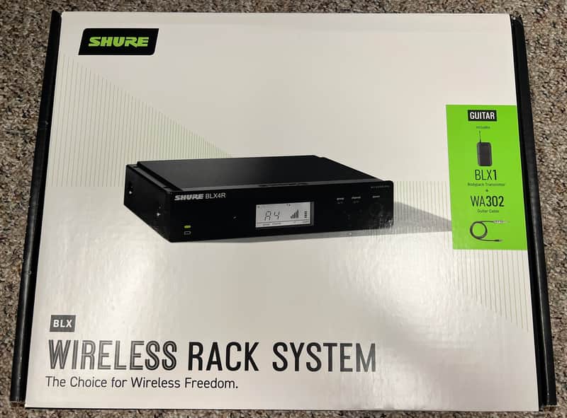 Shure BLX14R Rackmount Wireless Guitar System (H10: 542 to 572 MHz)