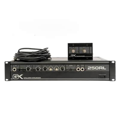 Gallien-Krueger 250RL Stereo Guitar Amp Head 100W with Footswitch Chorus Echo image 1