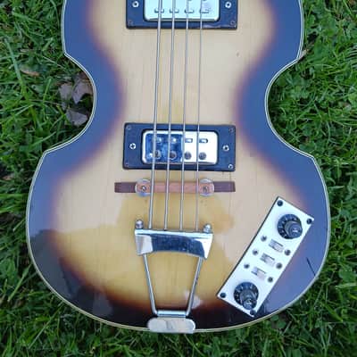 ~Vintage 1967 Kingston Greco Japan Beatle Violin Bass Guitar~ image 3