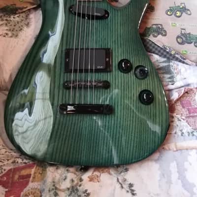 ESP LTD  H-2 Horizon 1997 Transparent Green rare made in japan image 1