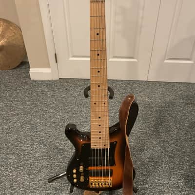 Custom Rickenbacker style 6 string left handed bass 2010 image 2