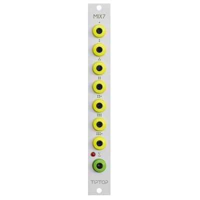Tiptop Audio Mix7 Eurorack Analogue Summing Mixer Module (White) image 1
