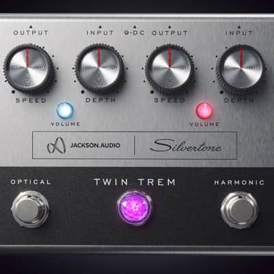 Silvertone / Jackson Audio Twin Trem Dual Tremolo Pedal *NEW* (2026 - Stainless Steel) image 8