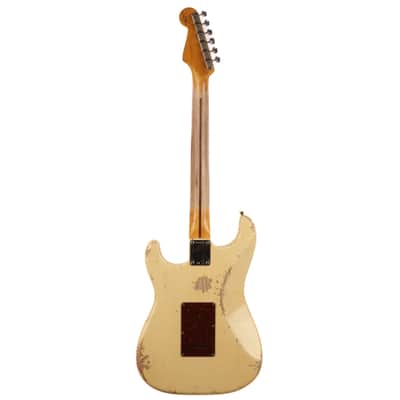 Fender Custom Shop 1956 Stratocaster Heavy Relic Guitar - Aged Vintage White - CHUCKSCLUSIVE - #R125401 image 3