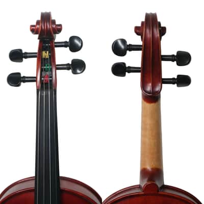 Handmade1/4 Violin Outfit–Italian Spruce,One Piece Back, Sweet Tone, Case&Bow image 4