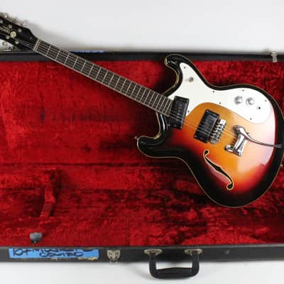 RARE 1966-1967 Vintage Mosrite Combo Sunburst Rosewood Fingerboard USA 1960s Original Bakersfield Era Semie Moseley period image 1