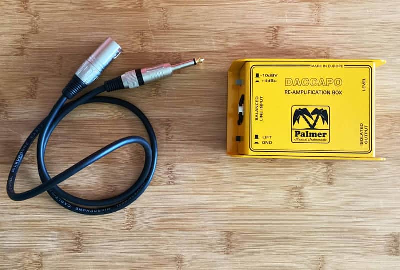 Palmer DACCAPO Re-Amplification Box / Reamp Box MINT image 1