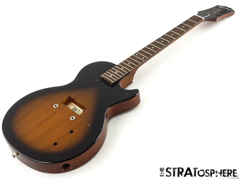 Epiphone Les Paul Junior Model BODY + NECK Guitar Mahogany Vintage Sunburst image 1