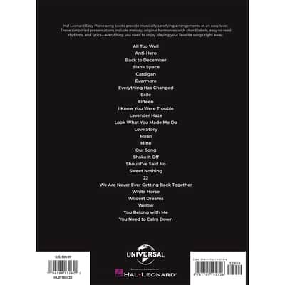 Taylor Swift Easy Piano Anthology - 2nd Edition image 2