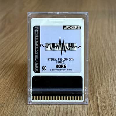 Korg Wavestation ROM card // WPC-00PIII Internal Pre-Load Data (Bank 3)