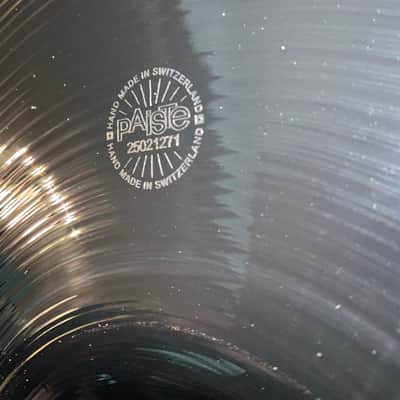 Paiste 900 Series Color Sound Black 20” Ride Cymbal image 7