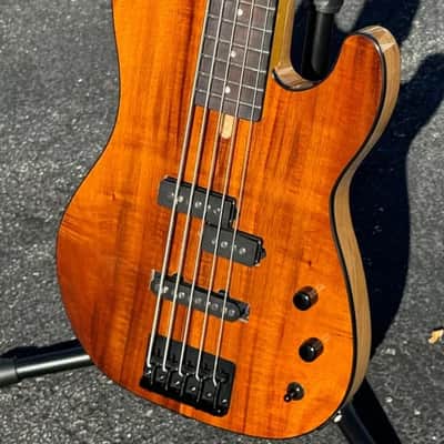 Schecter Michael Anthony Signature MA-5 - Gloss Natural Koa image 6