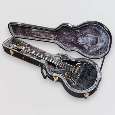 D'Angelico Excel Mini DC Semi Hollow body Electric Guitar - Black Dog imagen 13
