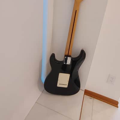 Starcaster by Fender Strat 2009 with Fender Gig Bag - SSH - Black with Matching Headstock image 7
