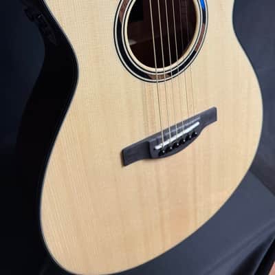 Yamaha TAS1E TransAcoustic Folk Acoustic-Electric Guitar Gloss Natural w/ Soft Case (134) image 5
